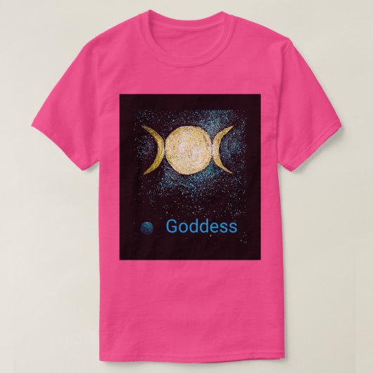 T-shirt Alchimie triple lunette déesse Oracle conception c (Design devant)