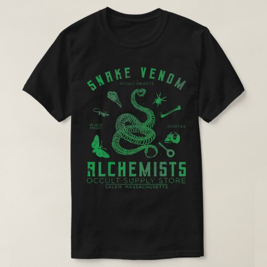 T-shirt Alchimistes de serpent Venom Boutique d'approvisio (Design devant)