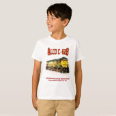 T-shirt Alco C-628 aka Alco Century 628 Diesel Locomotive (Devant entier)