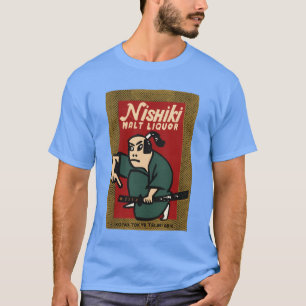 T-shirt Alcool de malt japonais vintage rétro