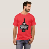 T-shirt Alcool Gratuit Et Sobre (Devant entier)