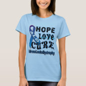 T-shirt ALD de conscience de Leukodystrophy (Devant)