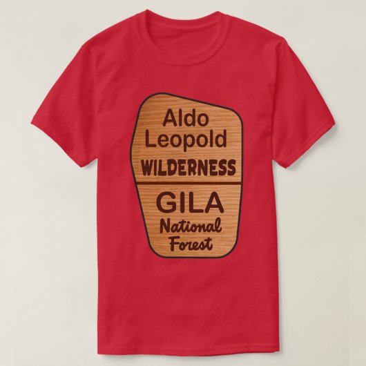 T-shirt Aldo Leopold Wilderness (Design devant)
