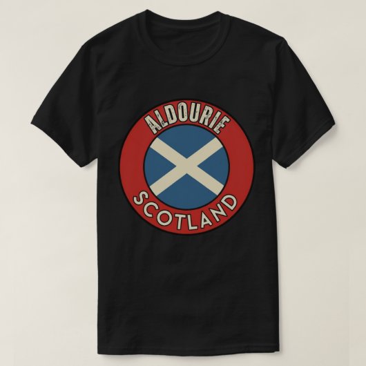 T-shirt Aldourie, Écosse (Design devant)