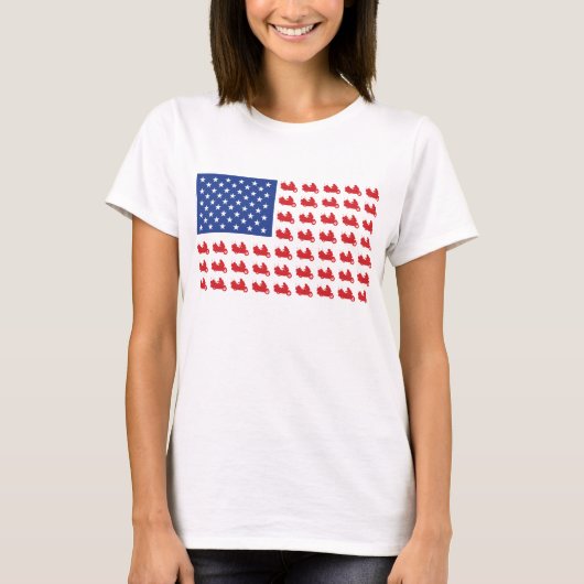 T-shirt ALÉA-Drapeau À Cycle Automobile (Devant)