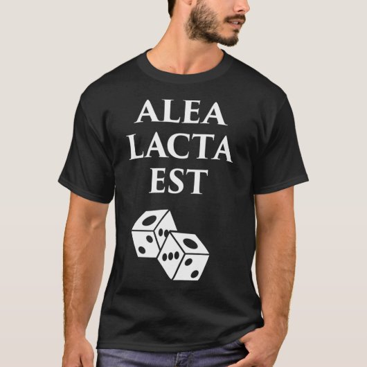 T-shirt Alea Lacta Est Histoire de Rome antique Julius Ca (Devant)