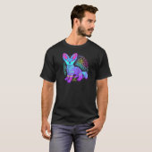 T-shirt Alebrije Fox Mexican Raglan Baseball Tee (Devant entier)