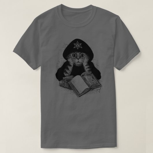 T-shirt Aleister Meowly  (Design devant)