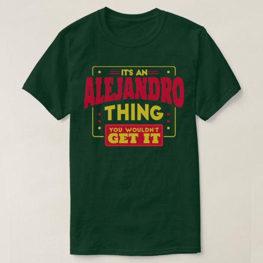 T-shirt Alejandro (Design devant)
