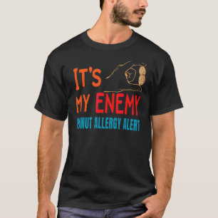 T-shirt Alerte de sensibilisation aux allergies alimentair
