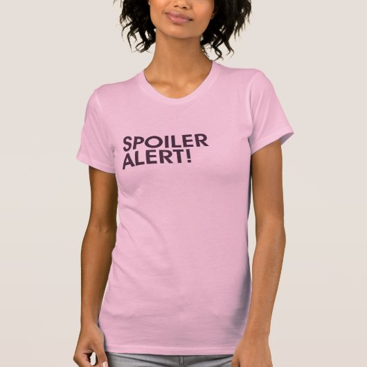 T-shirt Alerte de spoiler (Devant)