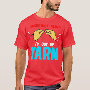 T-shirt Alerte D'Urgence De Crochet Im Hors Du Fil