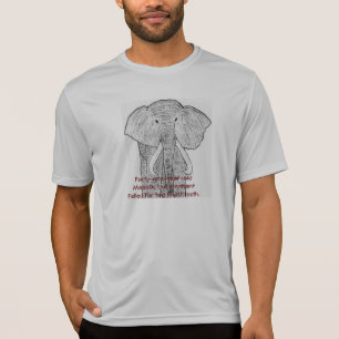 T-shirt alerte éléphant en voie de disparition
