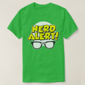 T-shirt Alerte nerd (Design devant)
