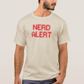 T-shirt Alerte nerd (Devant)