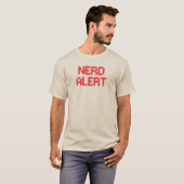 T-shirt Alerte nerd (Devant entier)