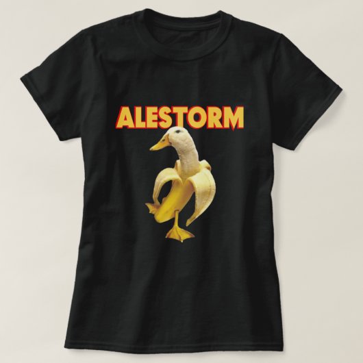 T-shirt Alestorm Funny Banana Duck (Design devant)