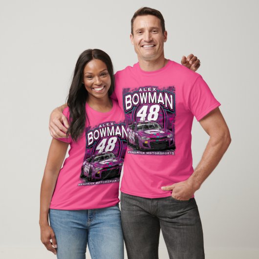 T-shirt Alex Bowman Purple Car (Unisexe)