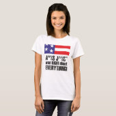 T-shirt Alex Jones a raison (Devant entier)