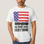 T-shirt Alex Jones a raison (Devant)