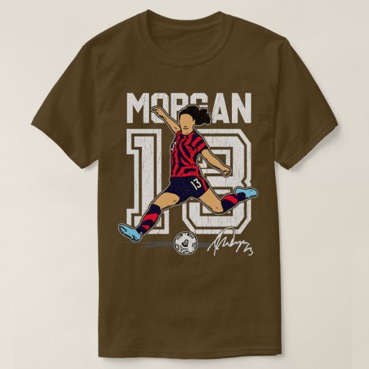 T-shirt Alex Morgan grungy (Design devant)