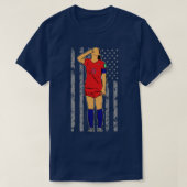 T-shirt Alex Morgan Sipping Thé 1 (Design devant)