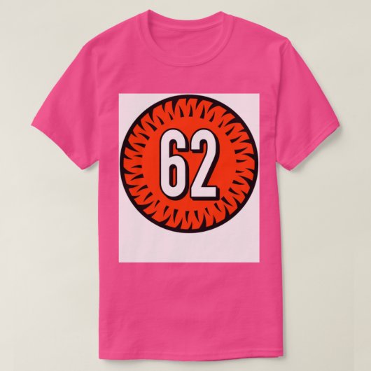 T-shirt Alex Redmond Numéro 62 Jersey Cincinnati Bengals I (Design devant)