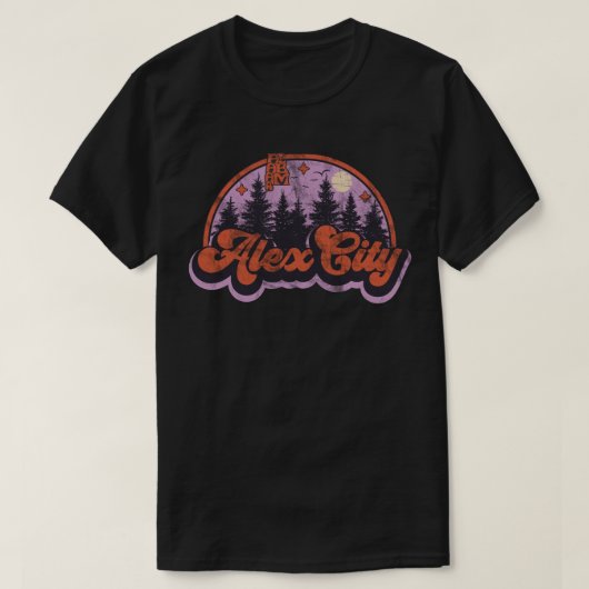 T-shirt Alexander City (ville alex), Alabama (Design devant)