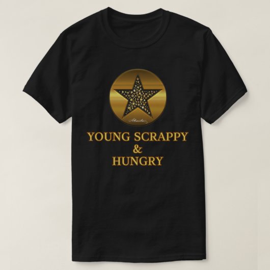 T-shirt Alexander Hamilton Cite Young Scrappy Hungry (Design devant)