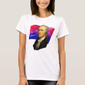 T-shirt Alexander Hamilton + Fierté bisexuelle (Devant)