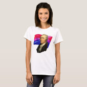 T-shirt Alexander Hamilton + Fierté bisexuelle (Devant entier)