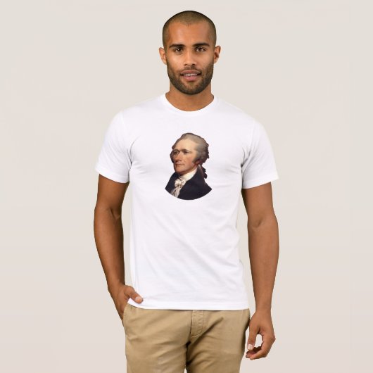 T-shirt Alexander Hamilton par John Trumbull (Devant entier)