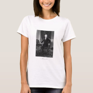 T-shirt Alexander Hamilton s'asseyant à son bureau