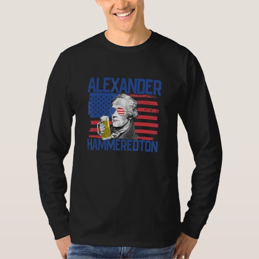 T-shirt Alexander Hammeredton 4 juillet Alexander Hamilt (Devant)