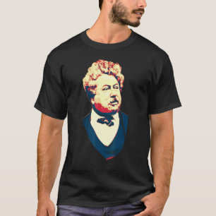T-shirt Alexandre Dumas Célèbre Poète Et Écrivain Français