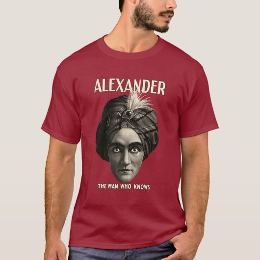 T-shirt Alexandre - l'homme qui sait (Devant)