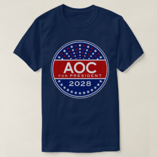 T-shirt Alexandria Ocasio-Cortez présidente 2028