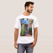 T-shirt Alexandria VA - Bâtiment Avec Feu (Devant entier)
