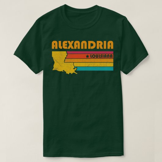 T-shirt Alexandria Vintage Souvenir dénudé (Design devant)