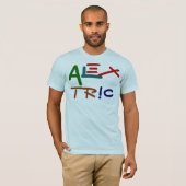 T-shirt alextrics coloré (Devant entier)