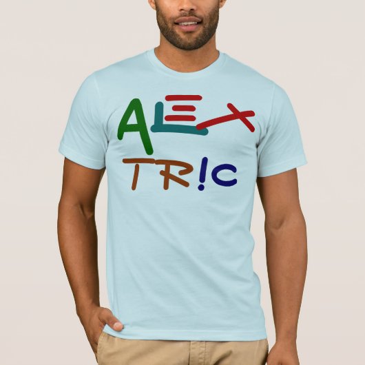 T-shirt alextrics coloré (Devant)