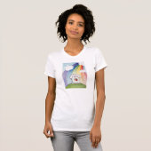 T-shirt Alfred et le pont en arc-en-ciel (Devant entier)