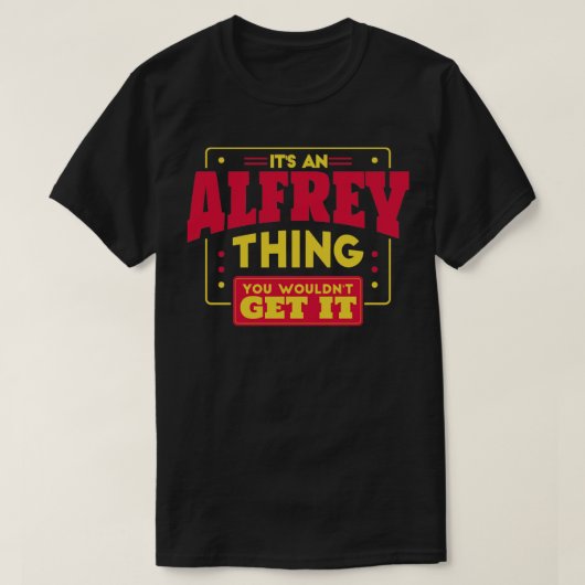 T-shirt Alfrey (Design devant)