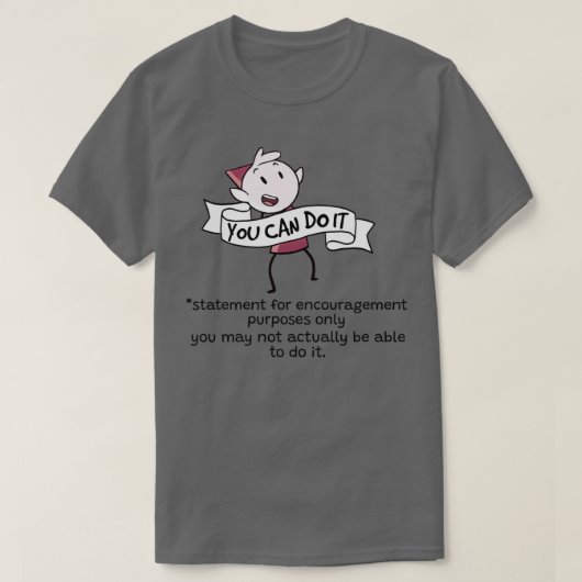 T-shirt Alfur Hilda vous pouvez le faire (Design devant)