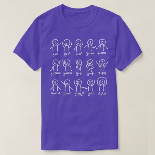 T-shirt Algebra Dance Funny Graph Figures Math Équation 3 (Design devant)
