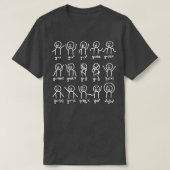 T-shirt Algebra Danse Drôle Graphe Chiffres Math Équation  (Design devant)