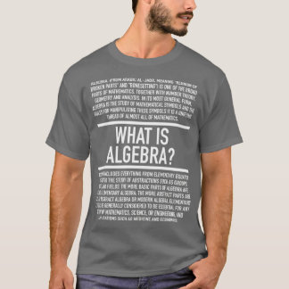 T-shirt Algebra définie