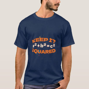 T-shirt Algebra : Gardez-le carré