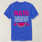 T-shirt Algebra Math Enseignant Mathématiques Sciences Hum (Design devant)