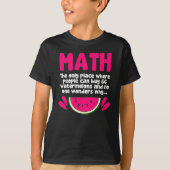T-shirt Algebra Math Enseignant Mathématiques Sciences Hum (Devant)